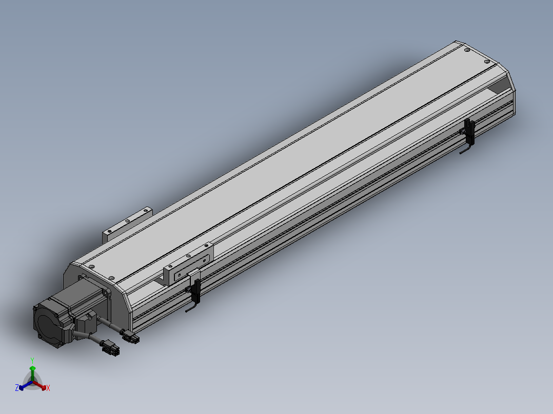 精密模组MY130-T10-550L-BC-P20B-C4-C正等轴测图