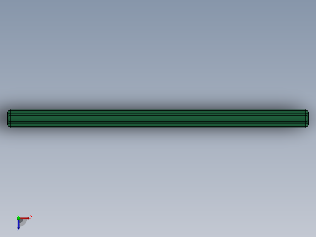 乐高机械组车桥-3737 Green Technic Axle 10俯视图