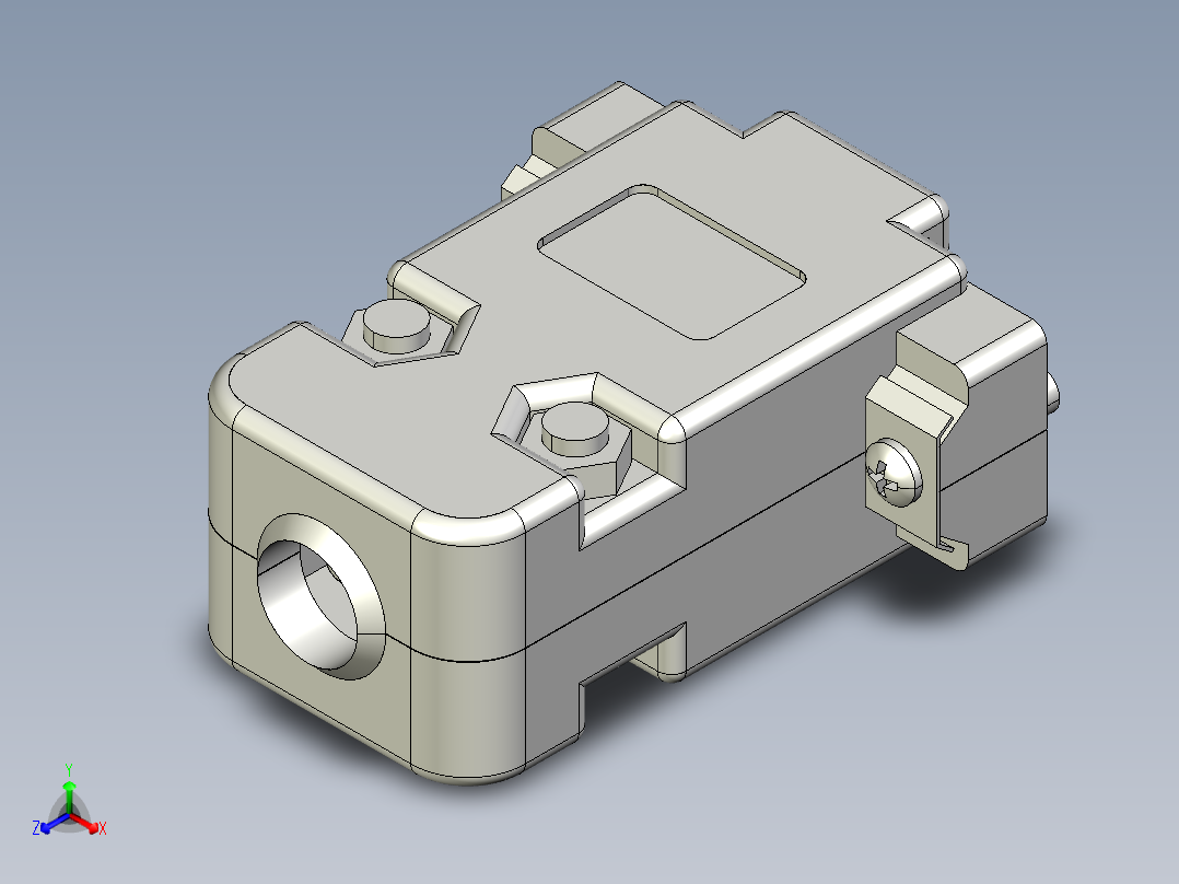 Capa plastica连接器DB9