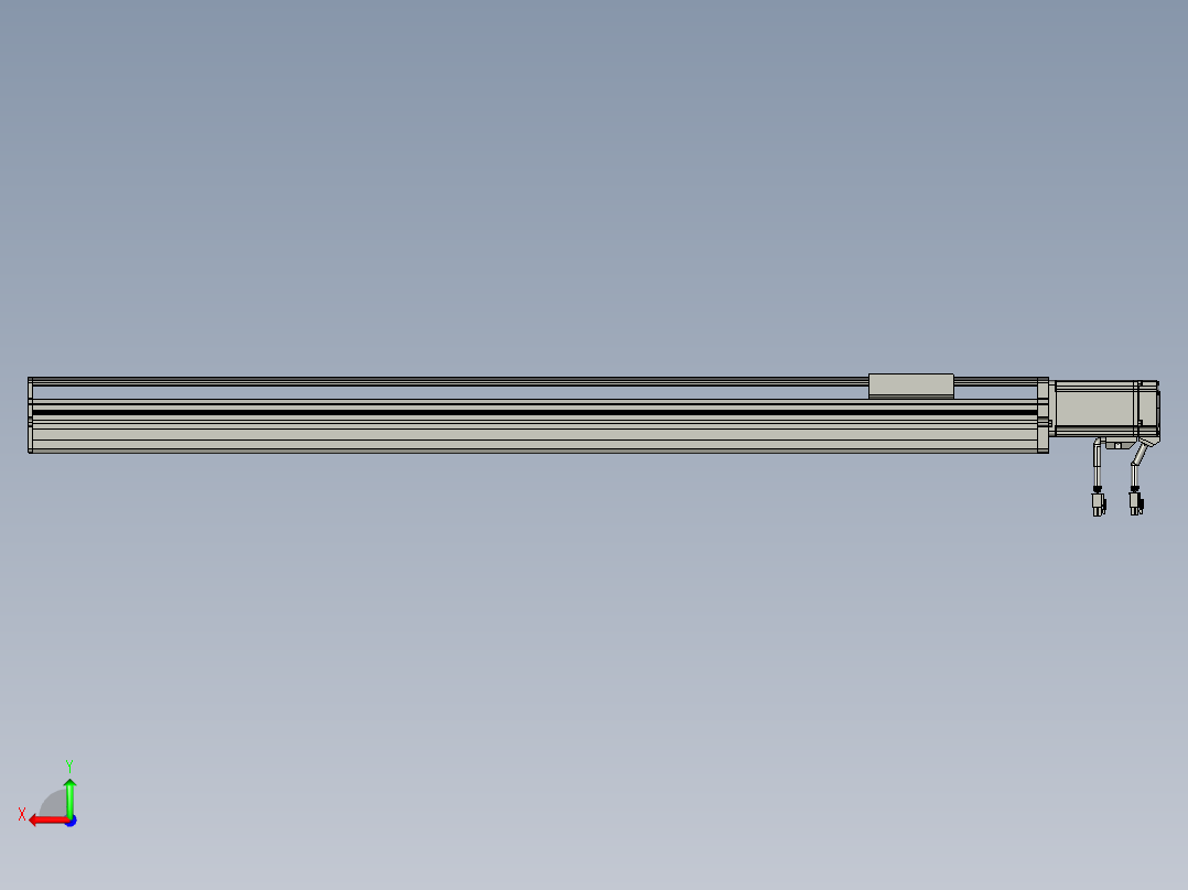 东锦丝杆传动-直线滑台模组DH85-C-L10-S850-BC-P400W-C3后视图