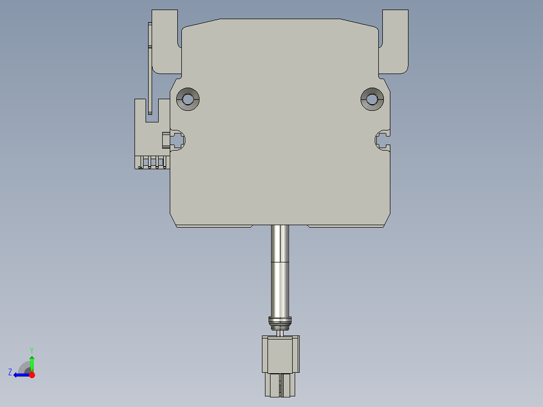 东锦丝杆传动-直线滑台模组DH85-C-L10-S850-BC-P400W-C3右视图