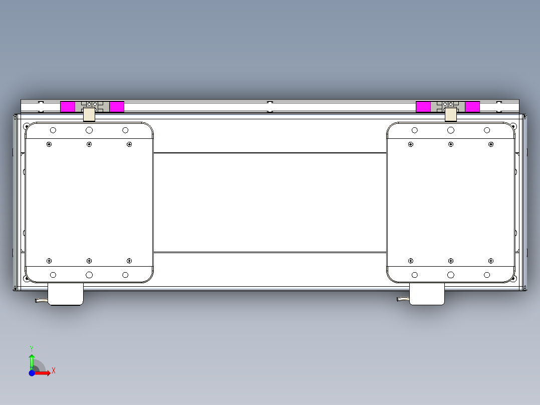 威洛博LC系列3d模型模组2LC22H1Y-S250前视图