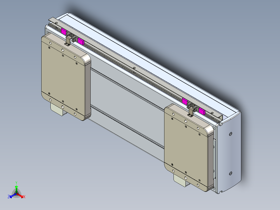 威洛博LC系列3d模型模组2LC22H1Y-S250正等轴测图