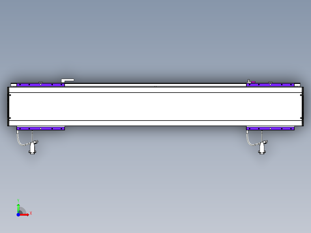 威洛博VL系列直线电机模组-2VL17E3-S750前视图