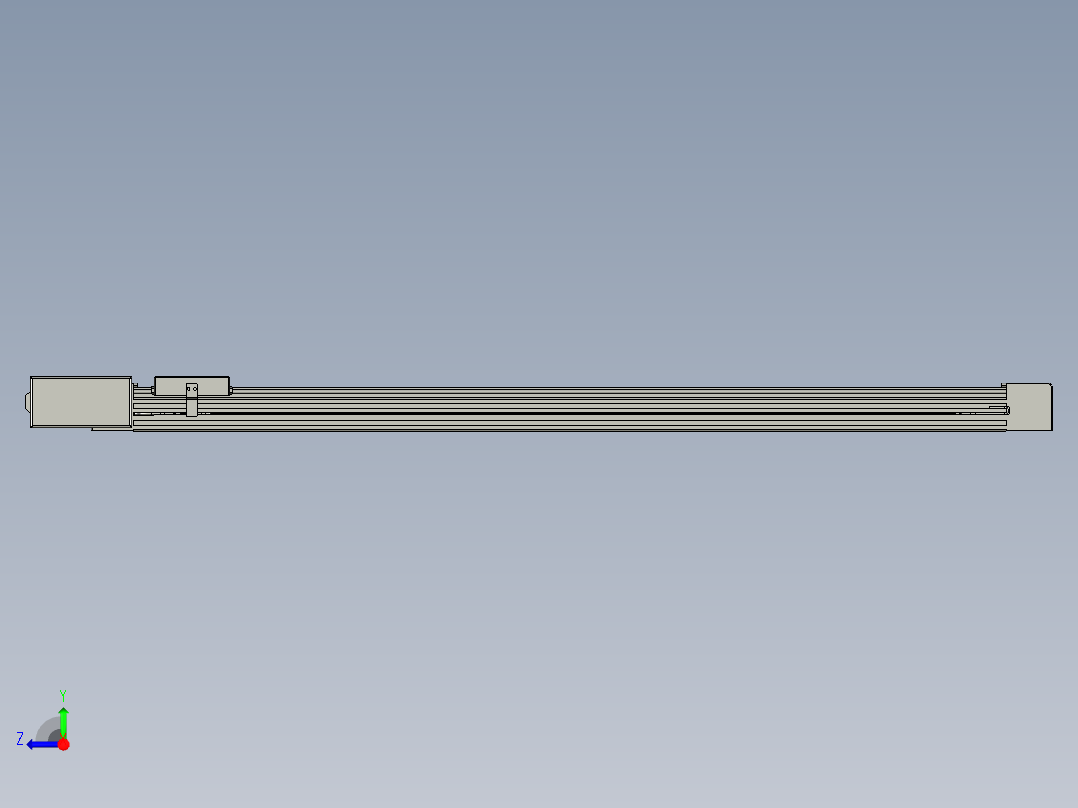 威洛博直线电机模组EB4-L40-S900-BL-57-MS3右视图