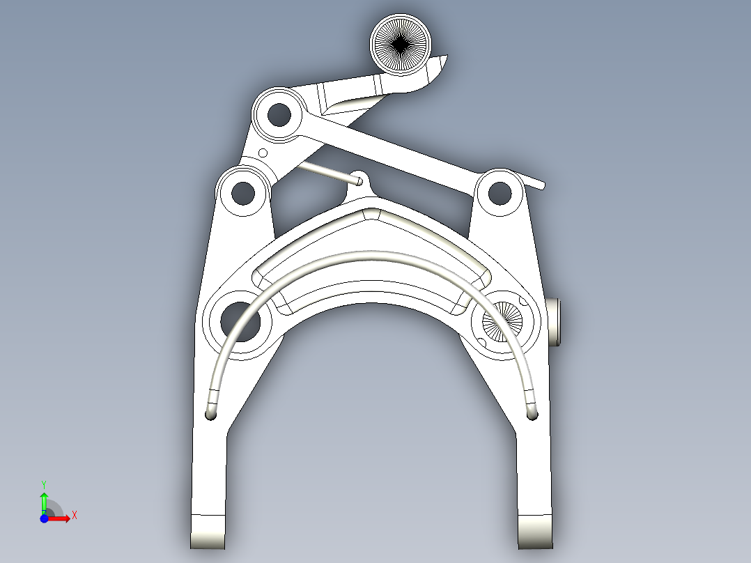 制动器 (12)前视图