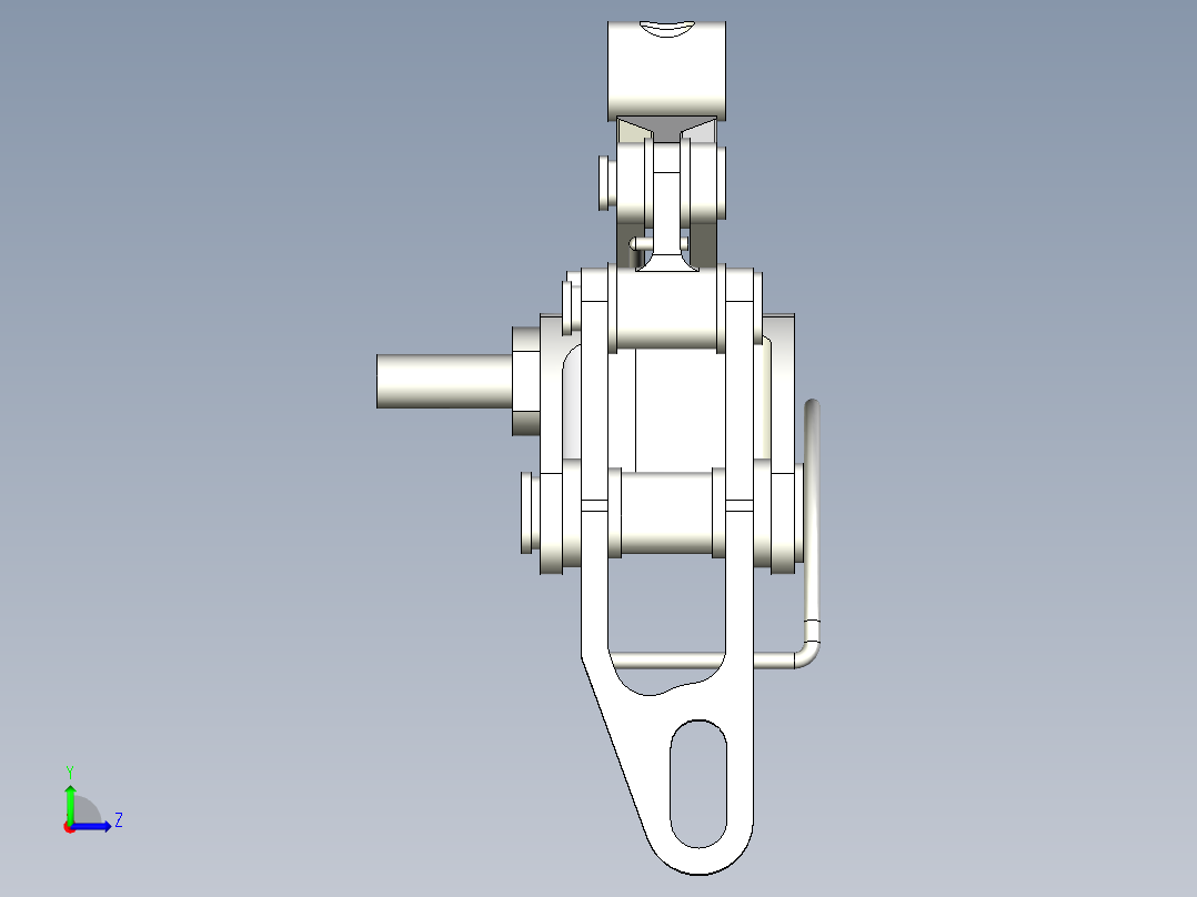 制动器 (12)左视图