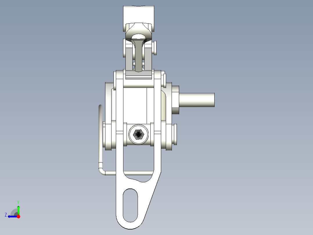 制动器 (12)右视图