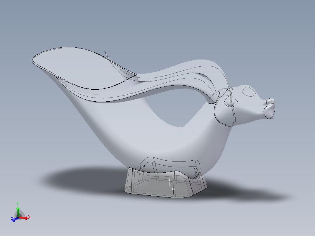 兽首杯容器设计