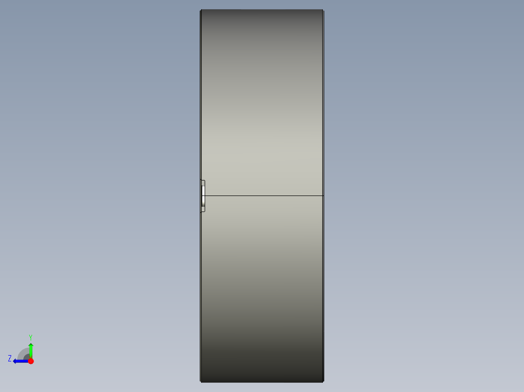 基恩士CA-DRR8M_kc图纸模型右视图