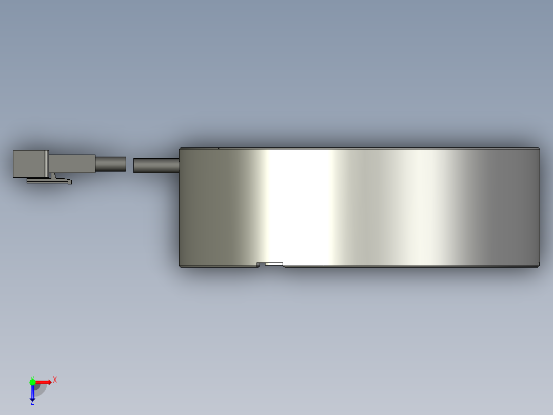 基恩士CA-DRR8M_kc图纸模型俯视图