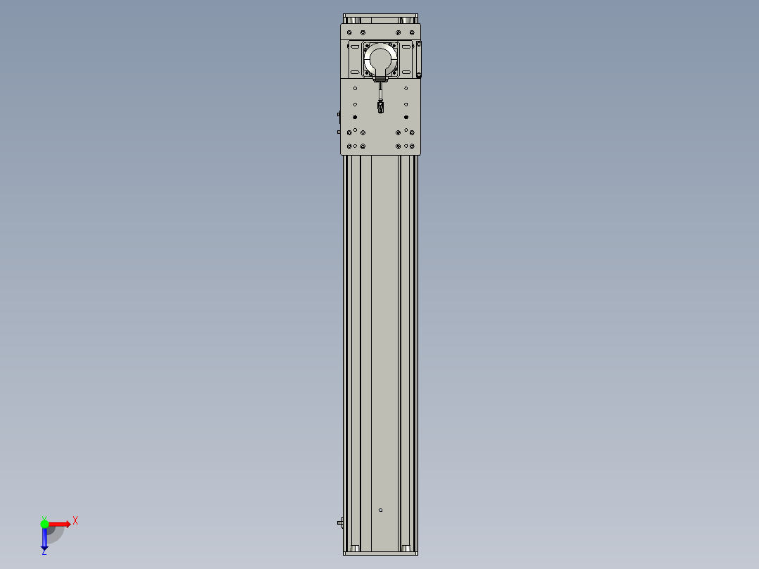 东锦齿条传动DH175G-L167-S900-BU-减速机+750W俯视图