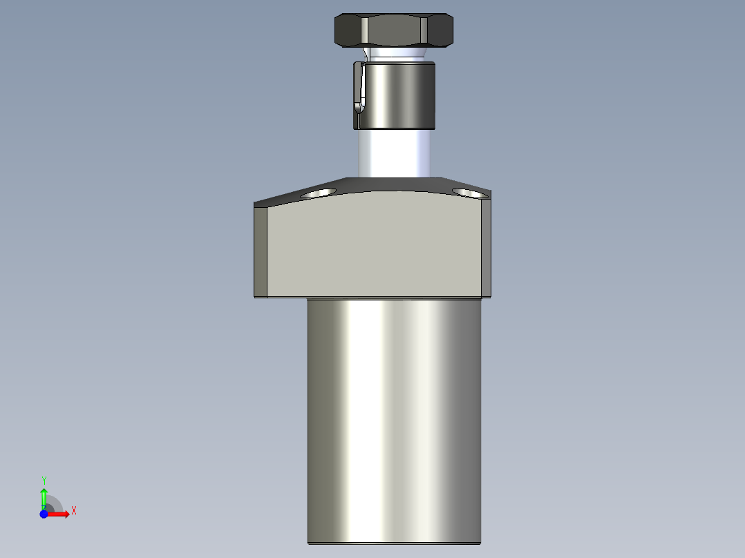 KOSMEKLHS0360-SR-Y30多系列多零件图纸模型前视图