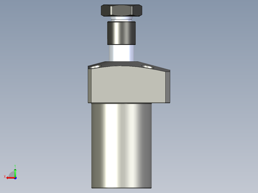 KOSMEKLHS0360-SR-Y30多系列多零件图纸模型后视图