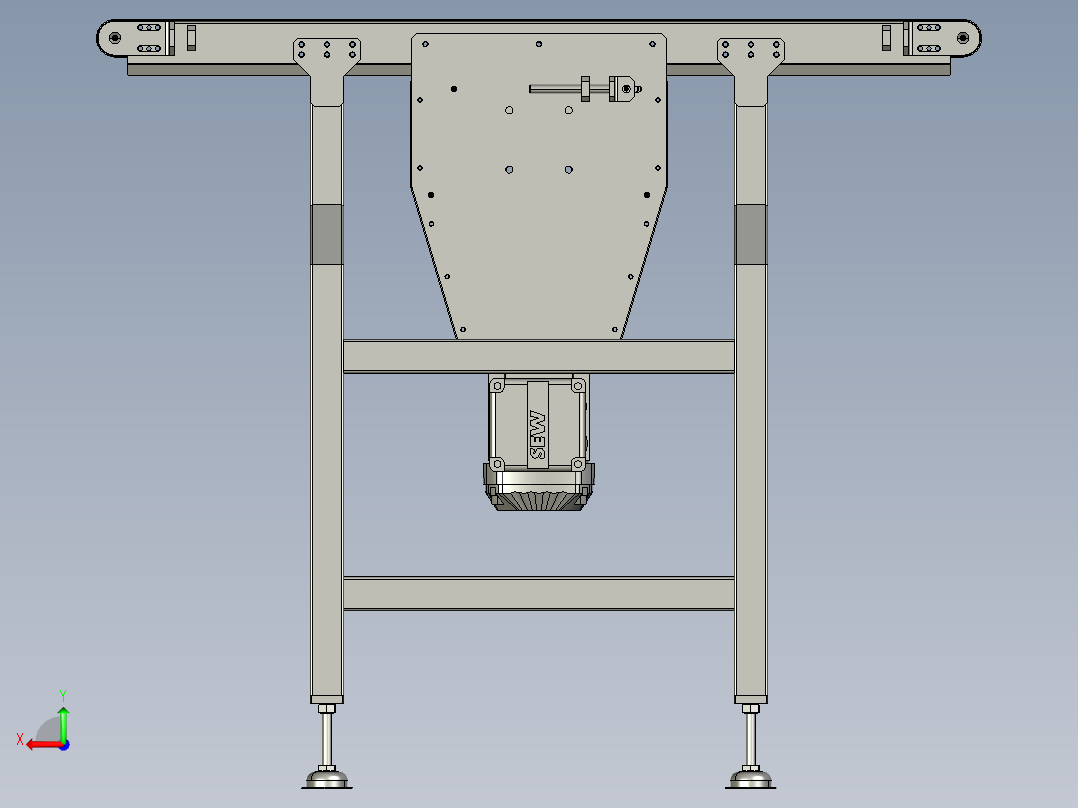 皮带输送机 (12)后视图