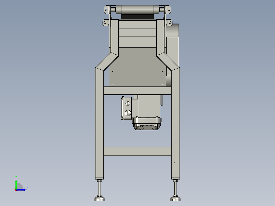 皮带输送机 (12)左视图
