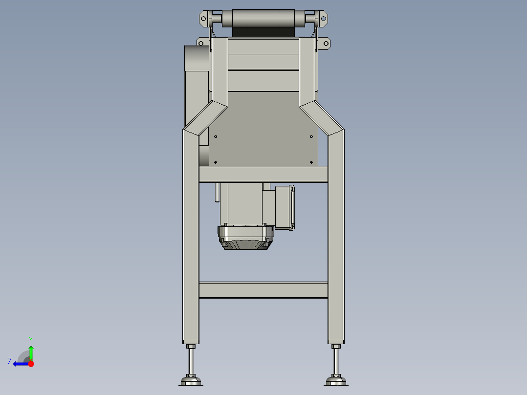 皮带输送机 (12)右视图