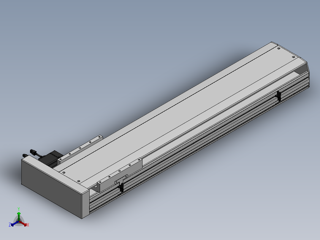 精密模组MY220-T10-850L-BR-P75B-C4-C正等轴测图