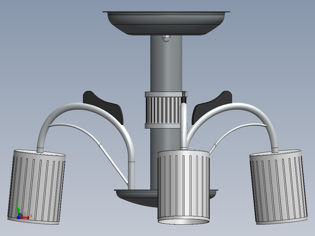 solidworks 吊灯前视图