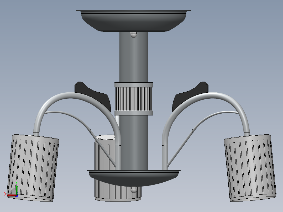 solidworks 吊灯后视图