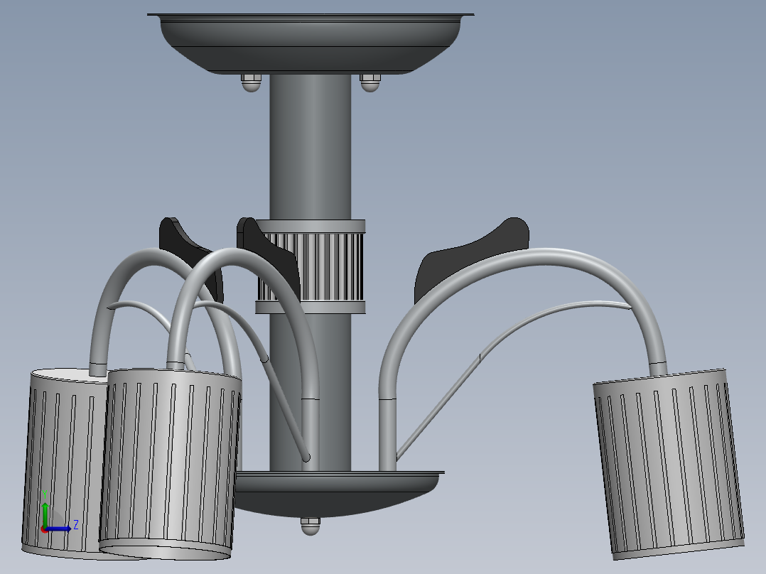 solidworks 吊灯左视图