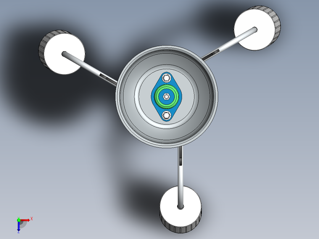 solidworks 吊灯俯视图