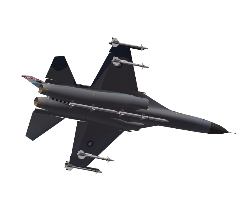 E1123-台湾省空军F-CK-1经国号战斗机三维SW2012带参