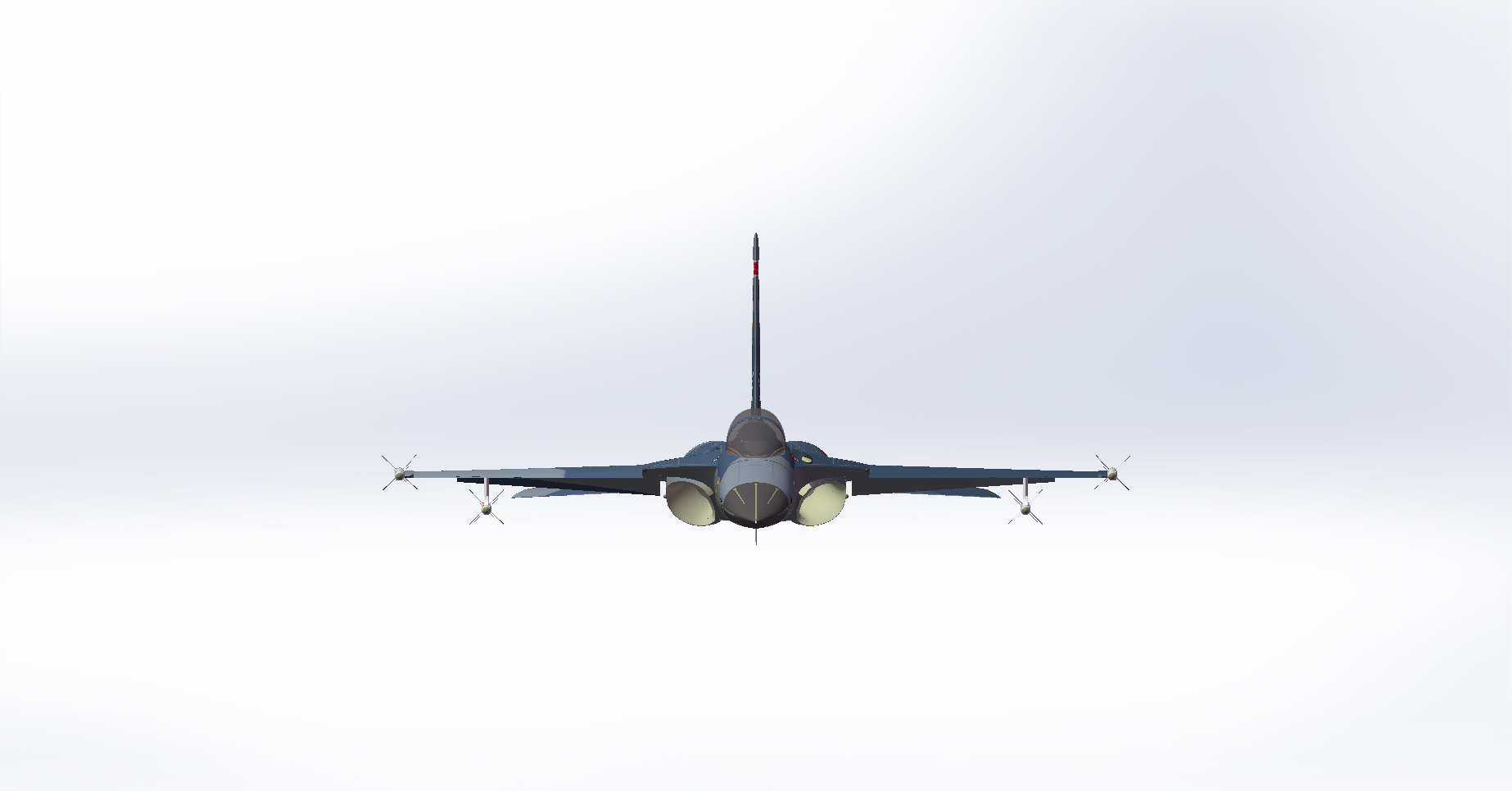 E1123-台湾省空军F-CK-1经国号战斗机三维SW2012带参