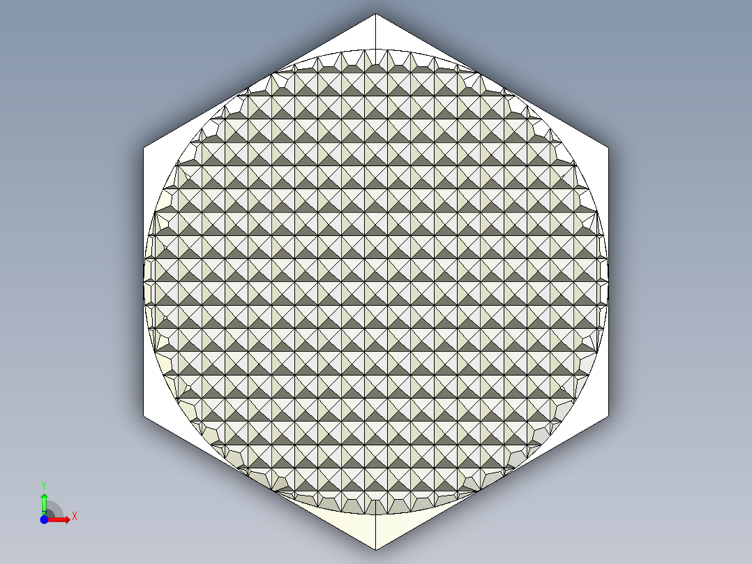 定位配件2269(B)-3D多系列多零件图纸模型前视图