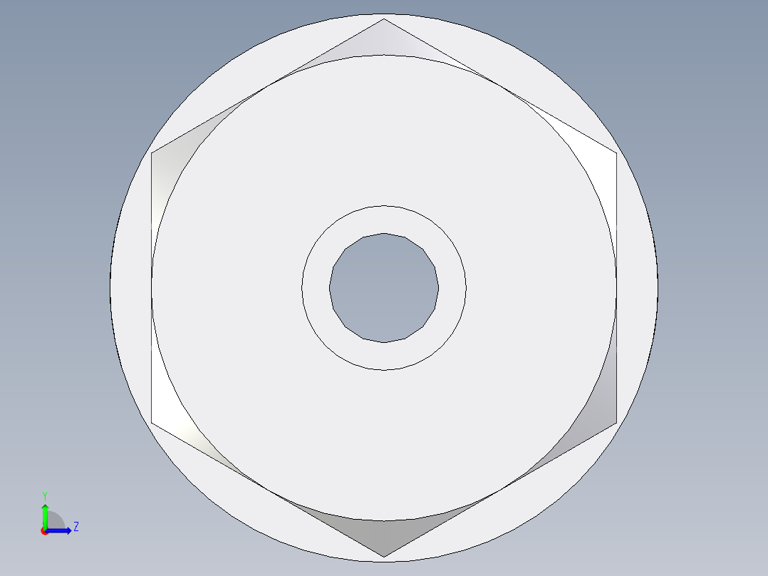 卡套式工业通用硬管接头EO_Weld_bulkhead_fitting_ESV06ZS左视图