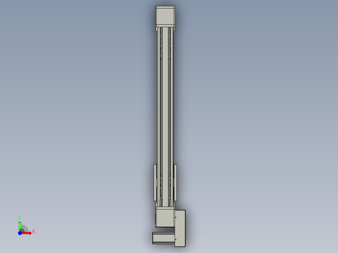 欧规系列-GB8-L96-S650-BR-P40-MS3前视图