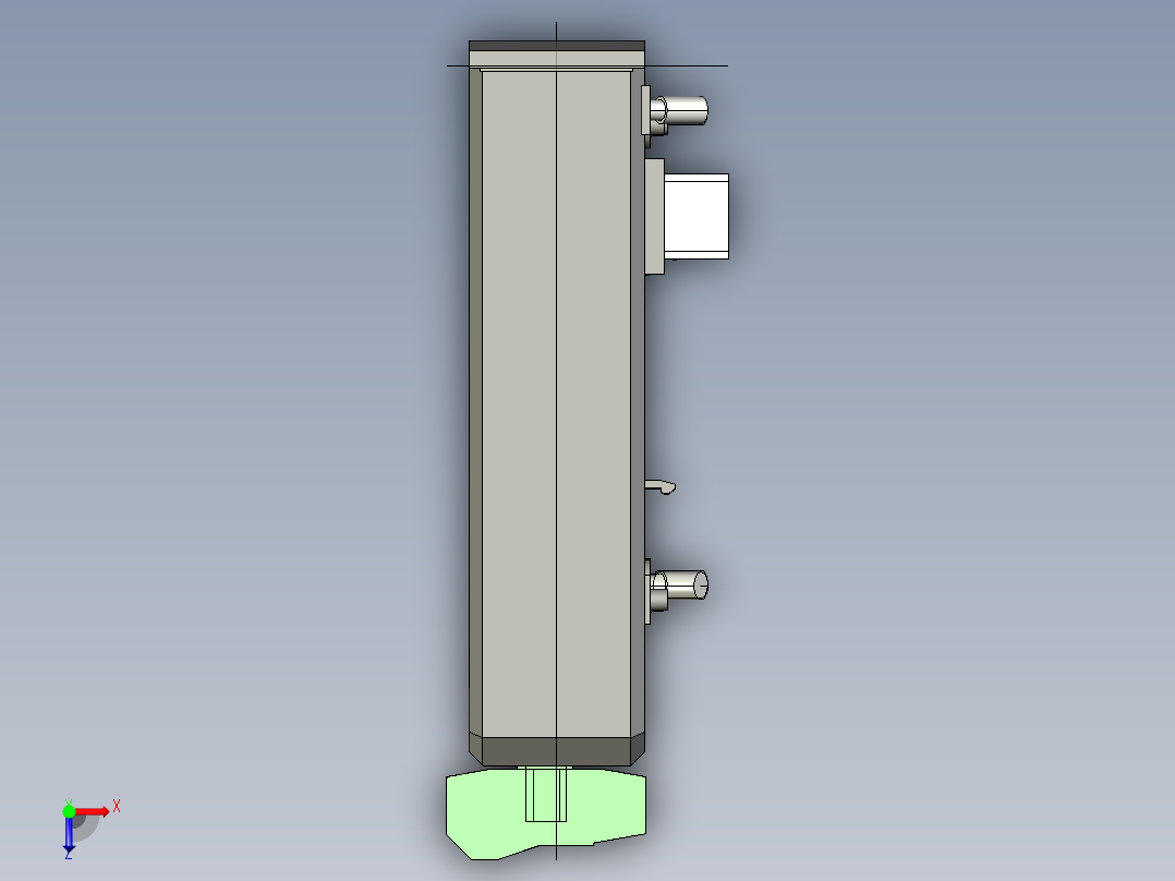 基恩士LK-CC100_kc图纸模型俯视图