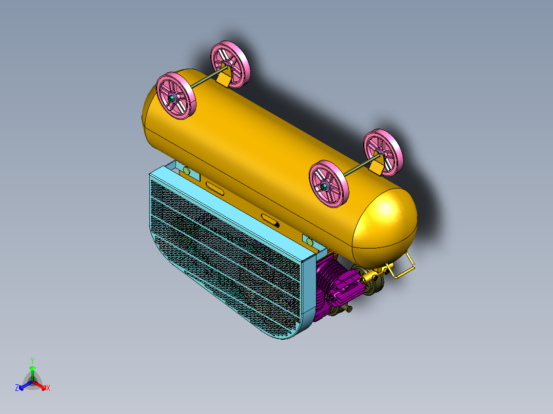 活塞式空压机充气泵