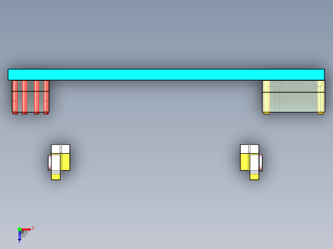 台一四轴-170609俯视图