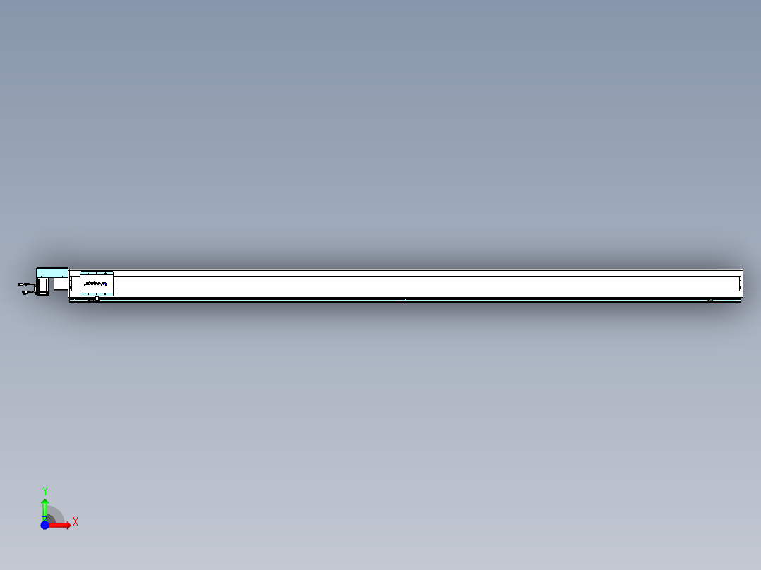 威洛博VBC同步带传动一无尘环境VBC14-L45-S2950-BR-ZP40-C3前视图