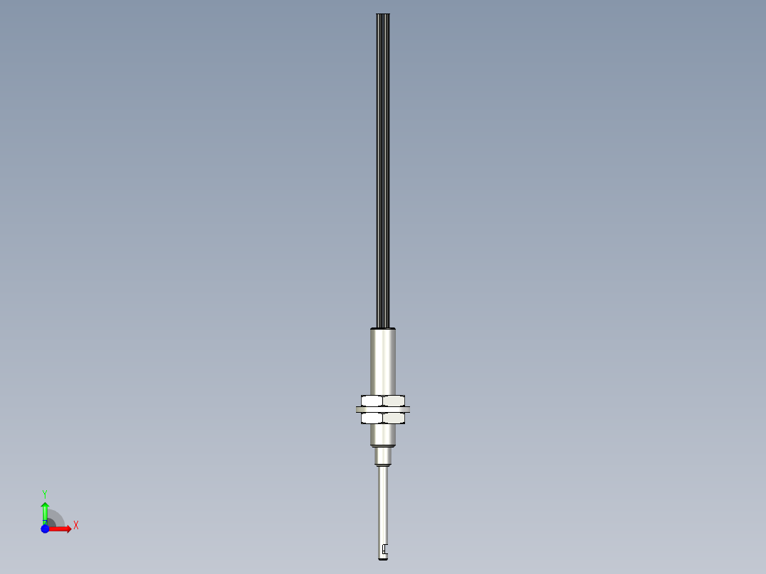 侧视光纤_漫反射型FR-F410前视图