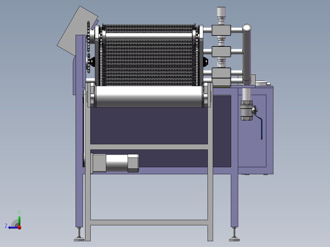 前胡清洗机sw20可编辑+说明书右视图