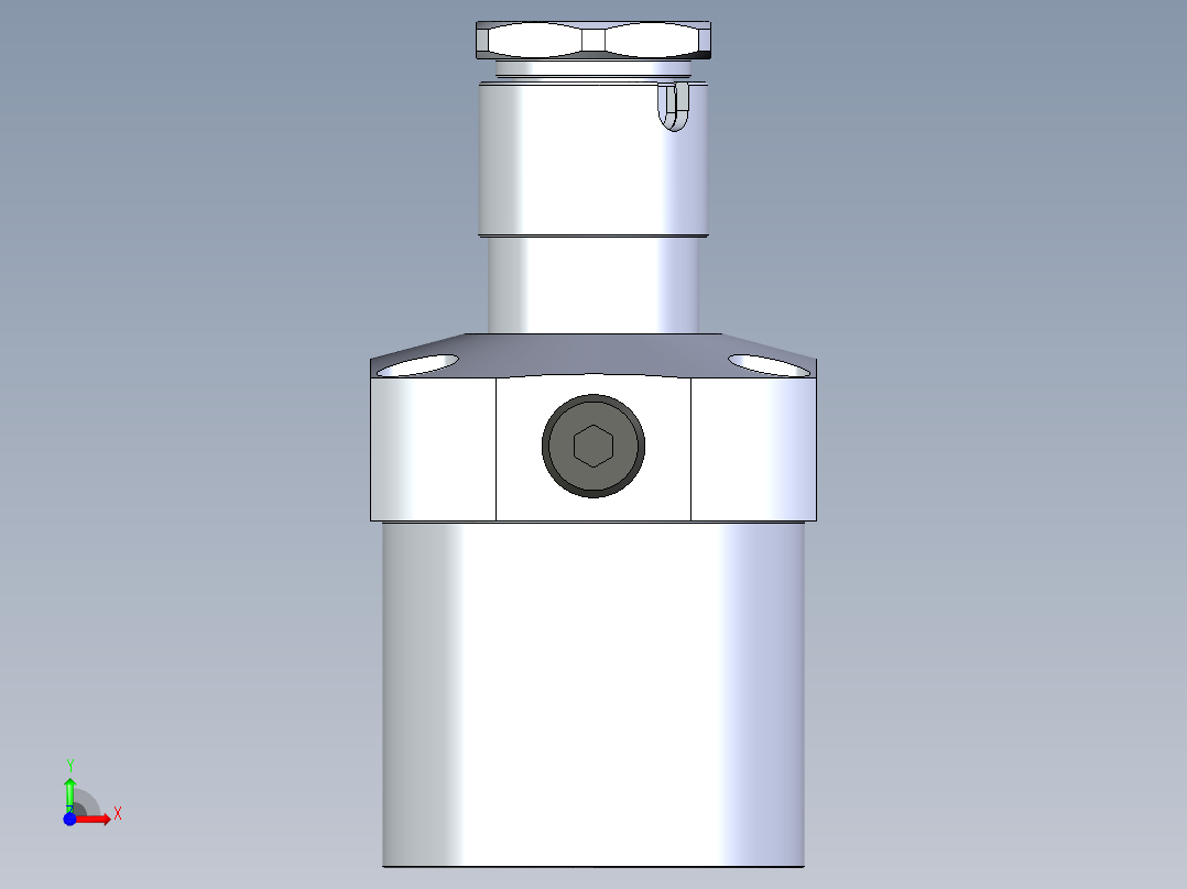 KOSMEKLG0900-CR-Y45多系列多零件图纸模型前视图