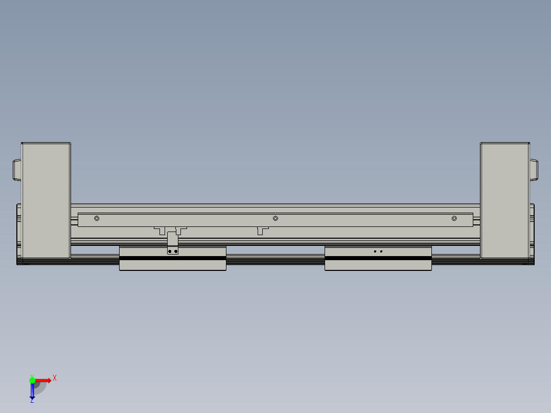 威洛博双电机滑台-VBF14S2-L50-S100-BD-P40-C6俯视图