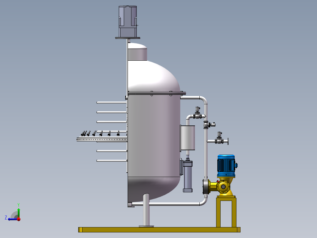 醚化反应器sw18右视图