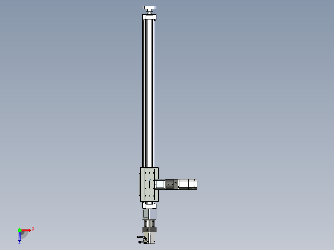 威洛博直线电机模组EB8ZR-L200-S1140-LZP75B5K-ZP755K-MS3俯视图