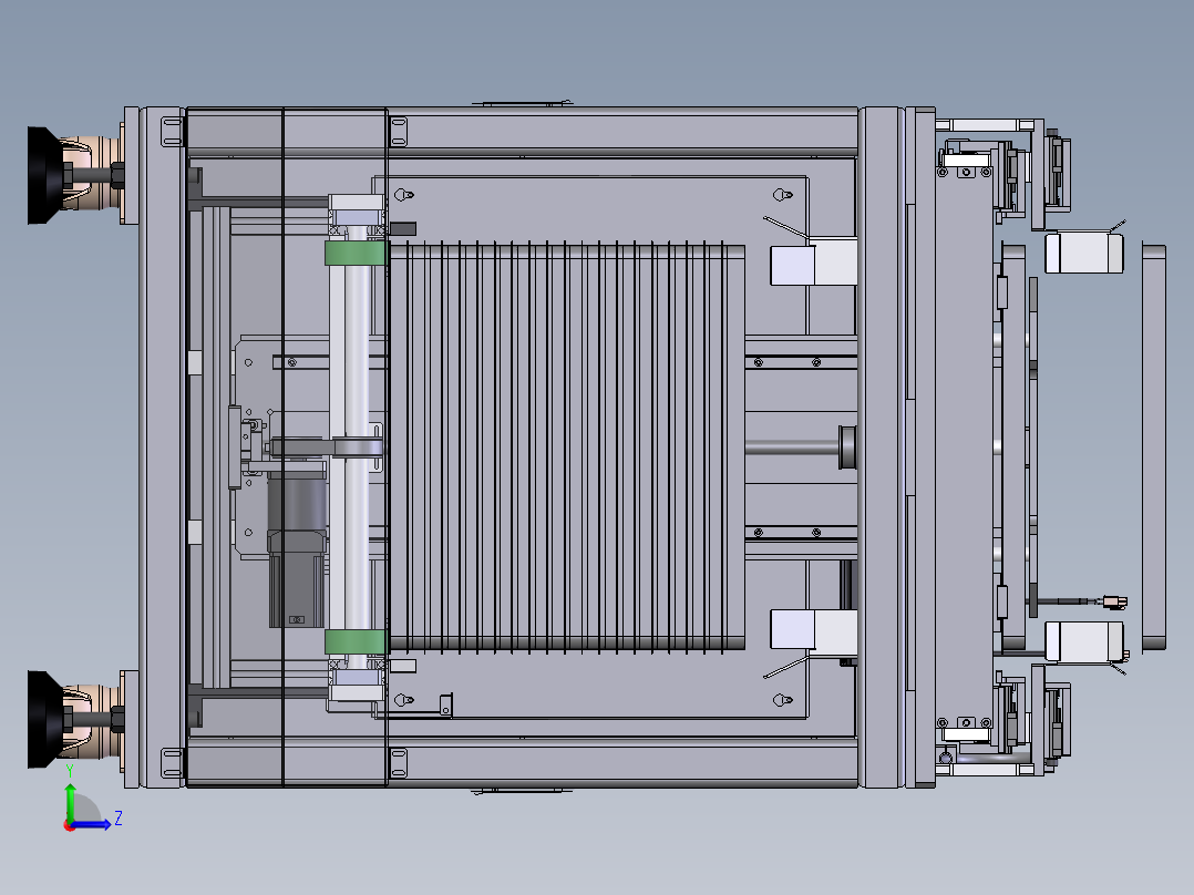 TRAY盘上料机左视图