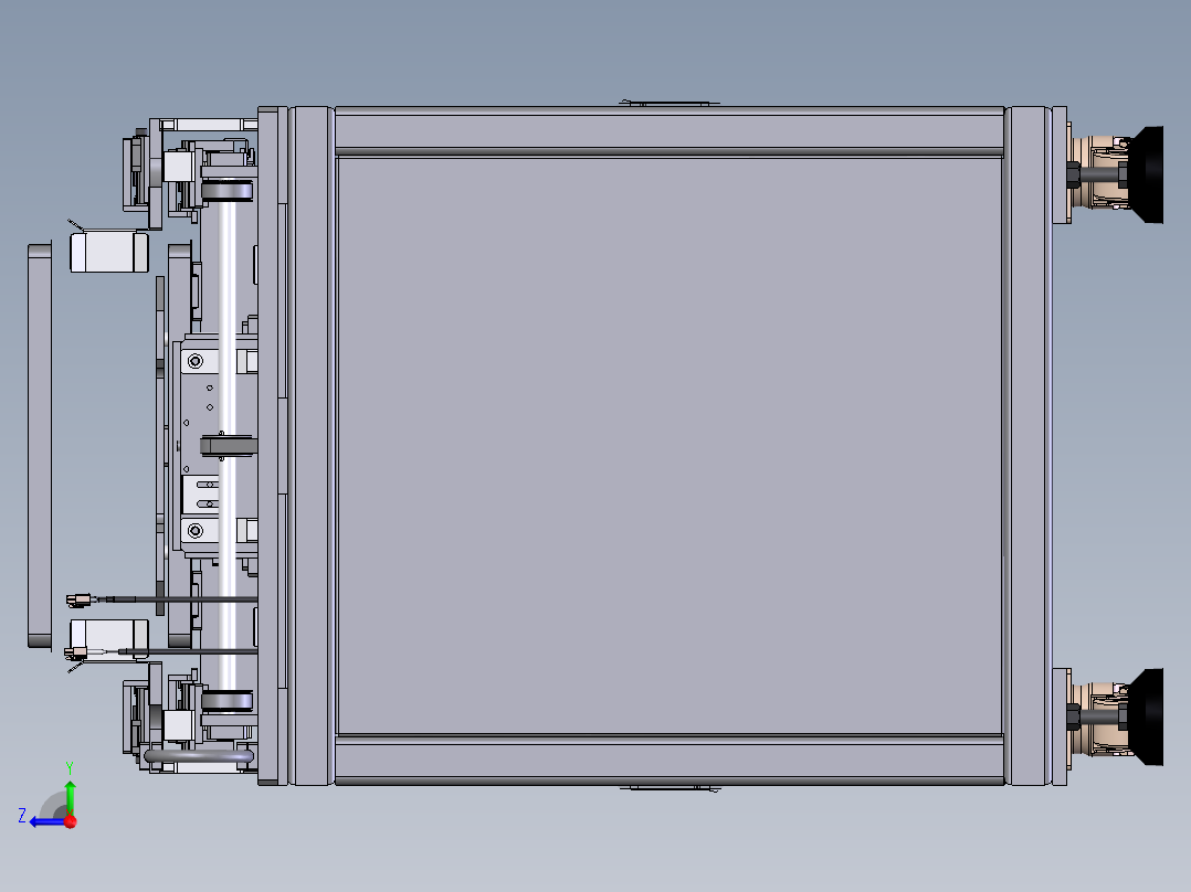 TRAY盘上料机右视图