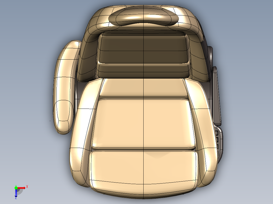汽车座椅 (77)俯视图