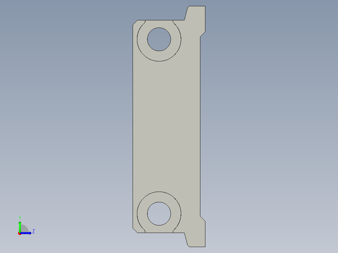 基恩士FS-V33C(P)_mount_kc图纸模型左视图