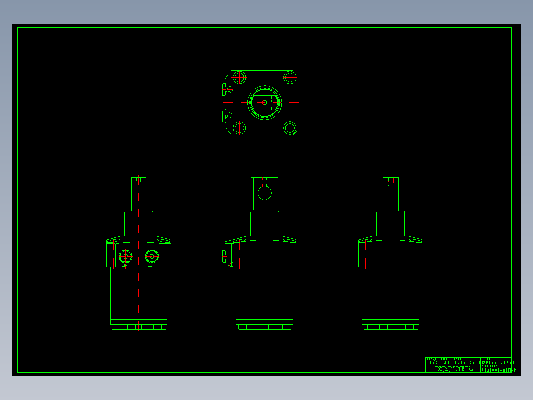KOSMEKTLA4001-2Cx-P多系列多零件图纸模型