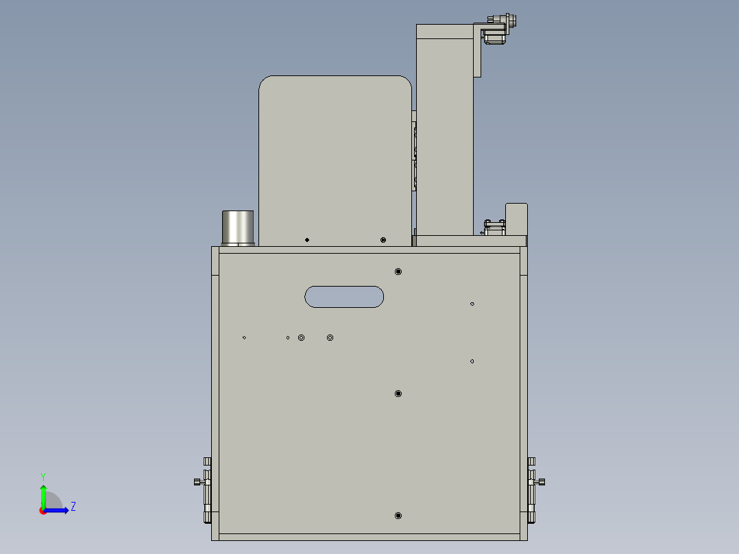 自动化齿轮装配机（组装机）左视图