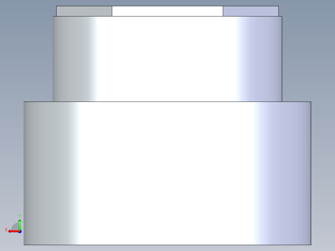 聚氯乙烯配件11A-Sch80_ReducerCoupling_SxS_829-420FB_4in x 2in后视图