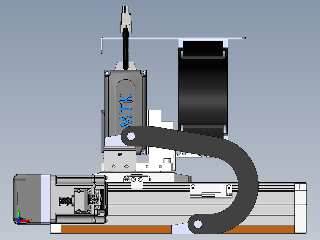 内嵌直交机械手XYG系列XYG320-A2前视图