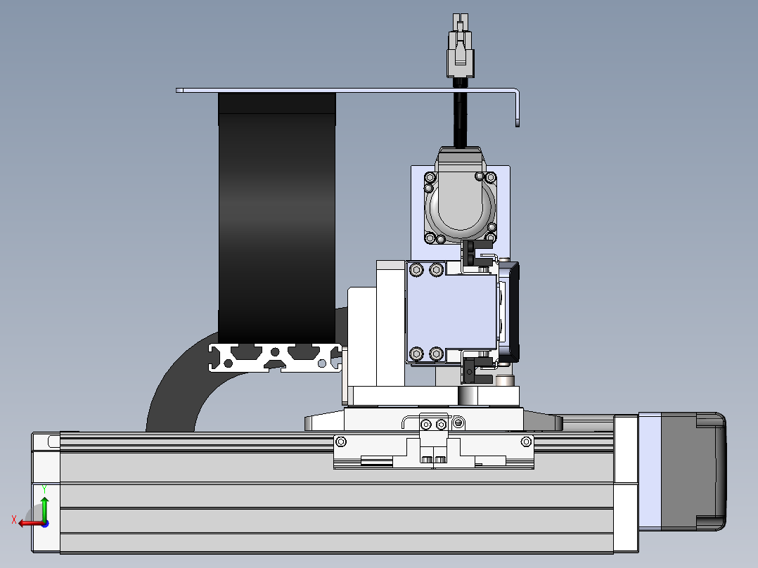 内嵌直交机械手XYG系列XYG320-A2后视图